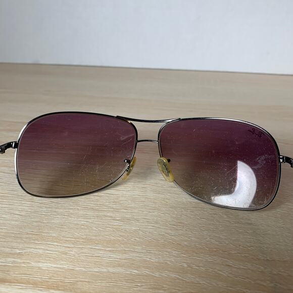 Ray-Ban RB3267 004/13 Sunglasses Silver Metal FRAMES ONLY 64-13 Made in Italy